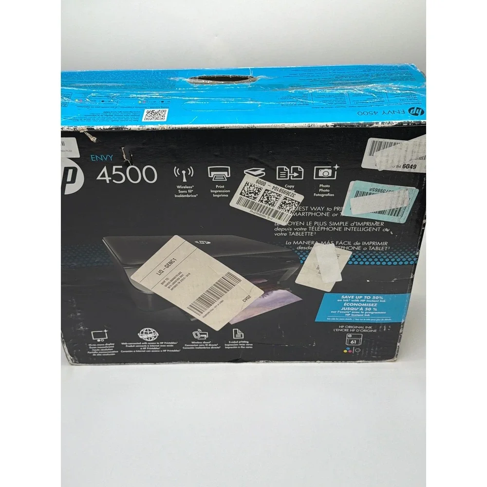 HP ENVY 4500 All-in-One Wireless Printer‎ Scanner Copier Photo Mint condition
